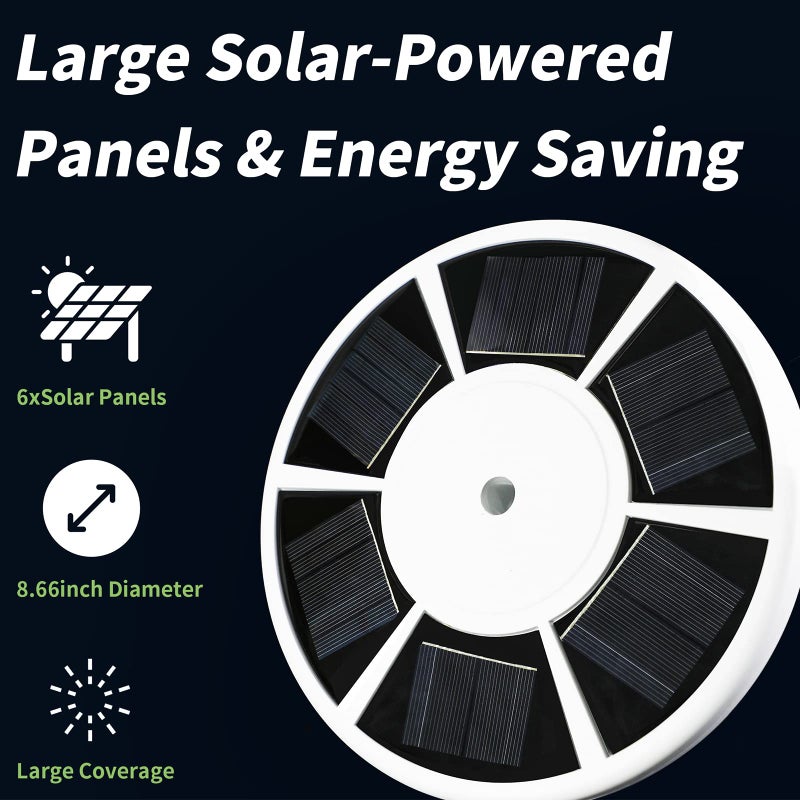 HOOPLE Flag Pole Light Solar Powered - Waterproof, Solar Flag Pole Light for 15 to 25 Ft In-Ground Flag Pole, Super Bright Flag Pole Solar Light from Dusk to Dawn for 12+ Hours, Auto On/Off (26 LED) - Image 2